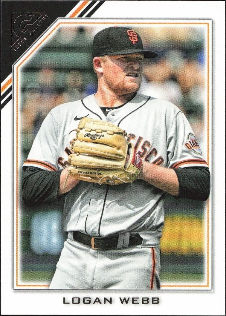 2022 Topps Gallery Logan Webb #60 trading card