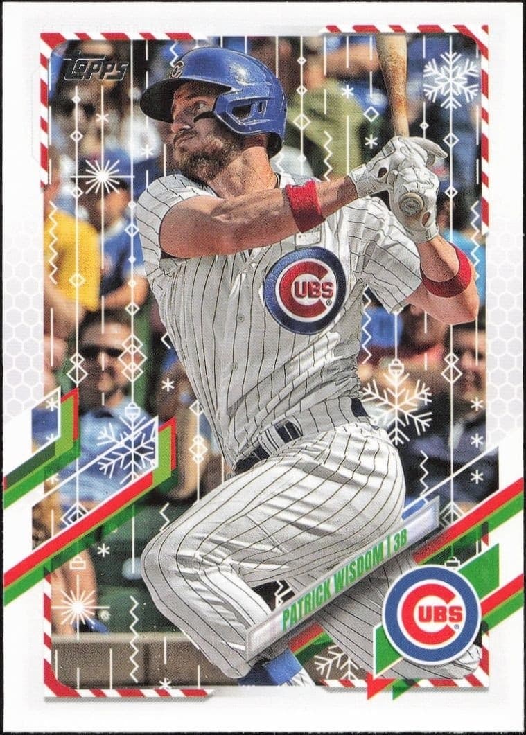 2021 Topps Holiday Patrick Wisdom #HW70 trading card