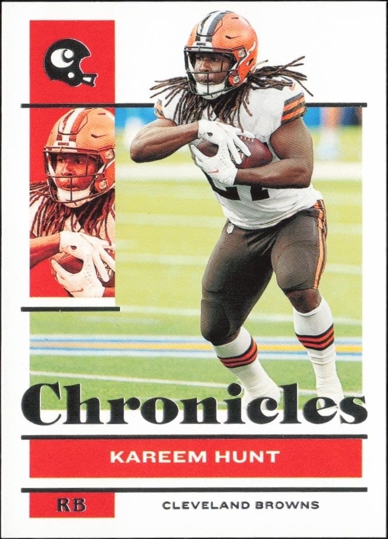 2021 Panini Chronicles Kareem Hunt #24 trading card
