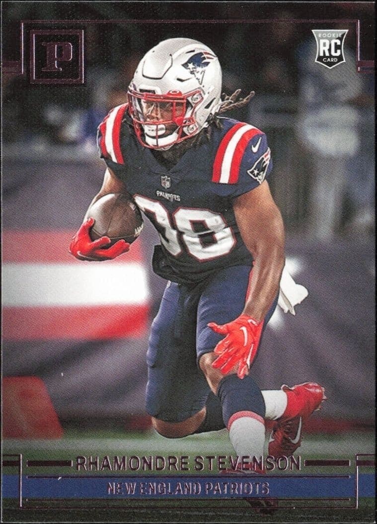 2021 Panini Chronicles Rhamondre Stevenson #PA-18 trading card