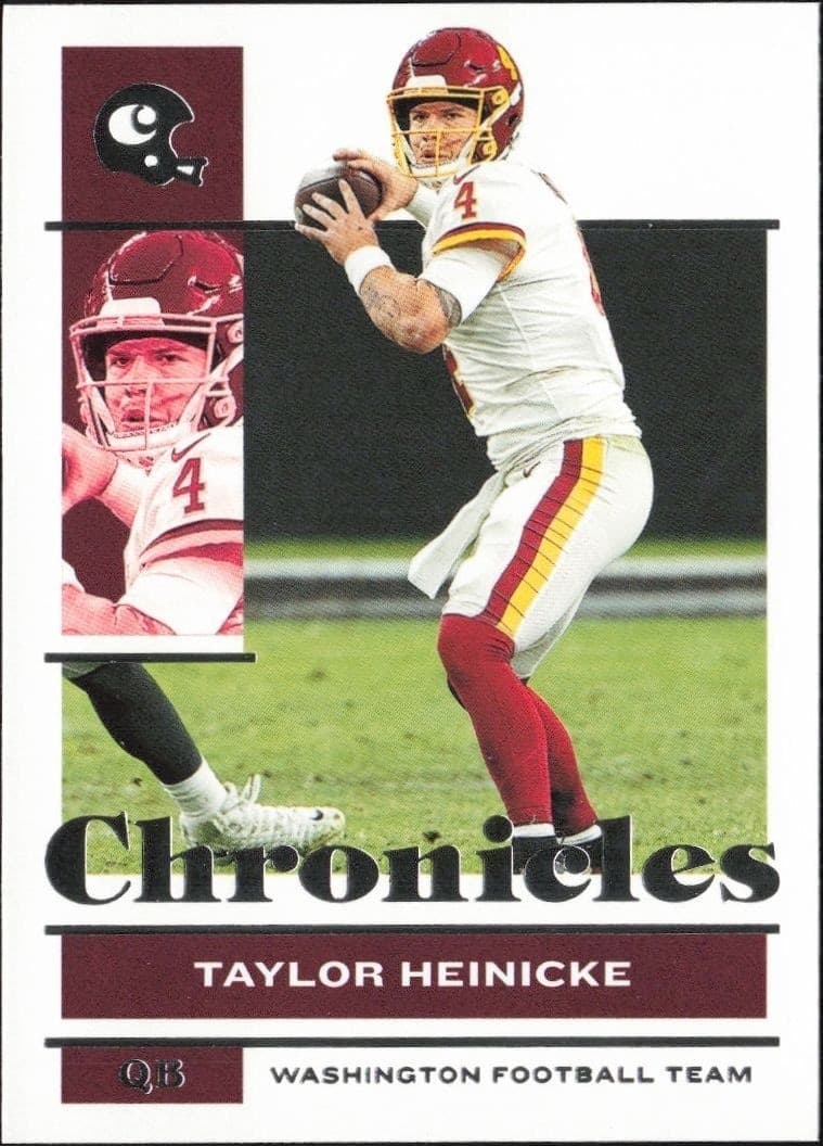 2021 Panini Chronicles Taylor Heinicke #95 trading card