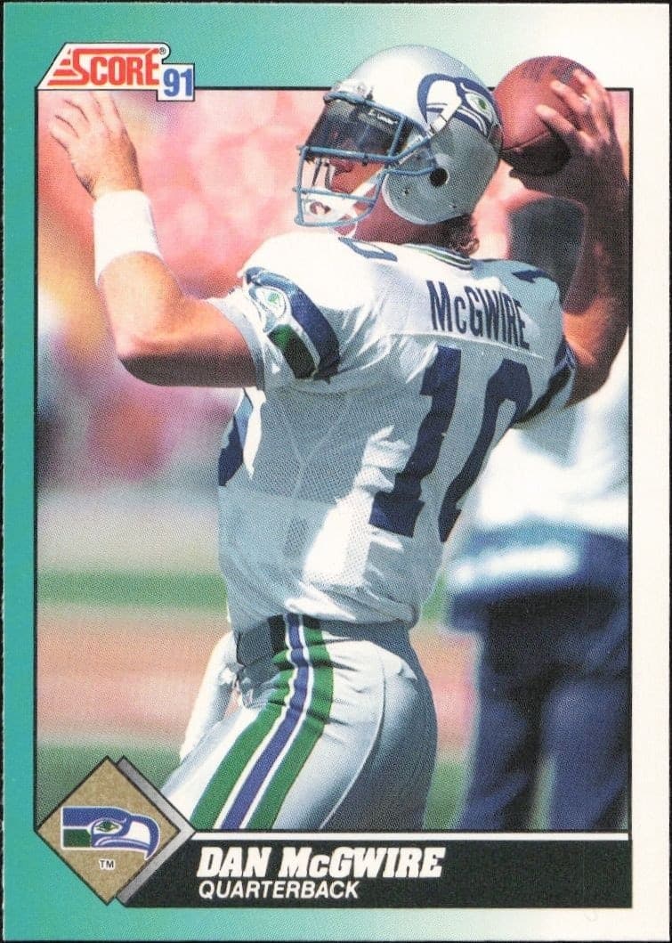 1991 Score Supplemental Dan McGwire #55T trading card