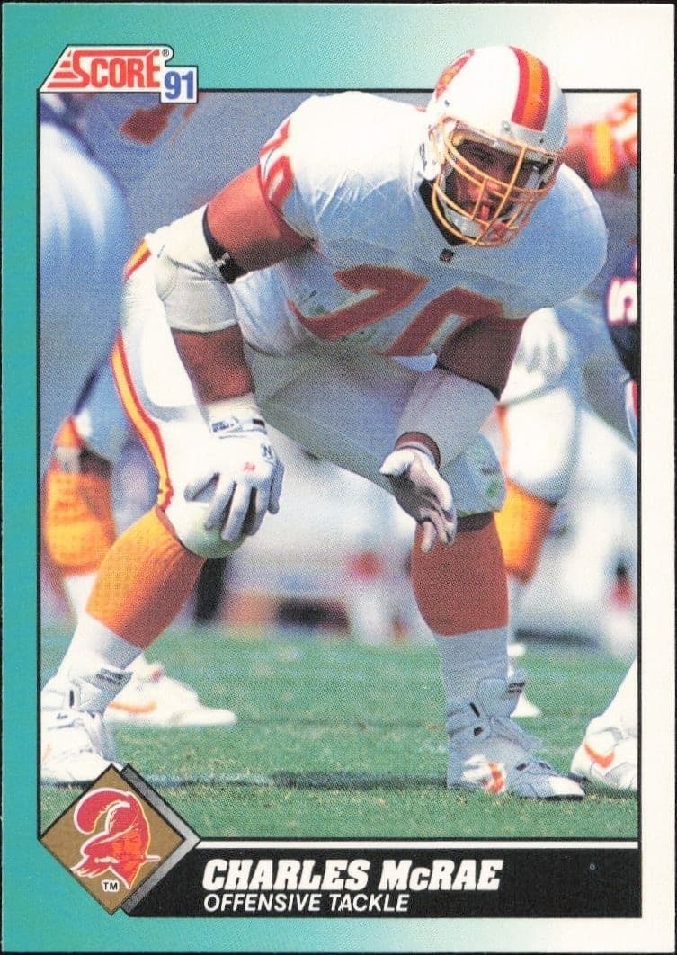1991 Score Supplemental Charles McRae #45T trading card