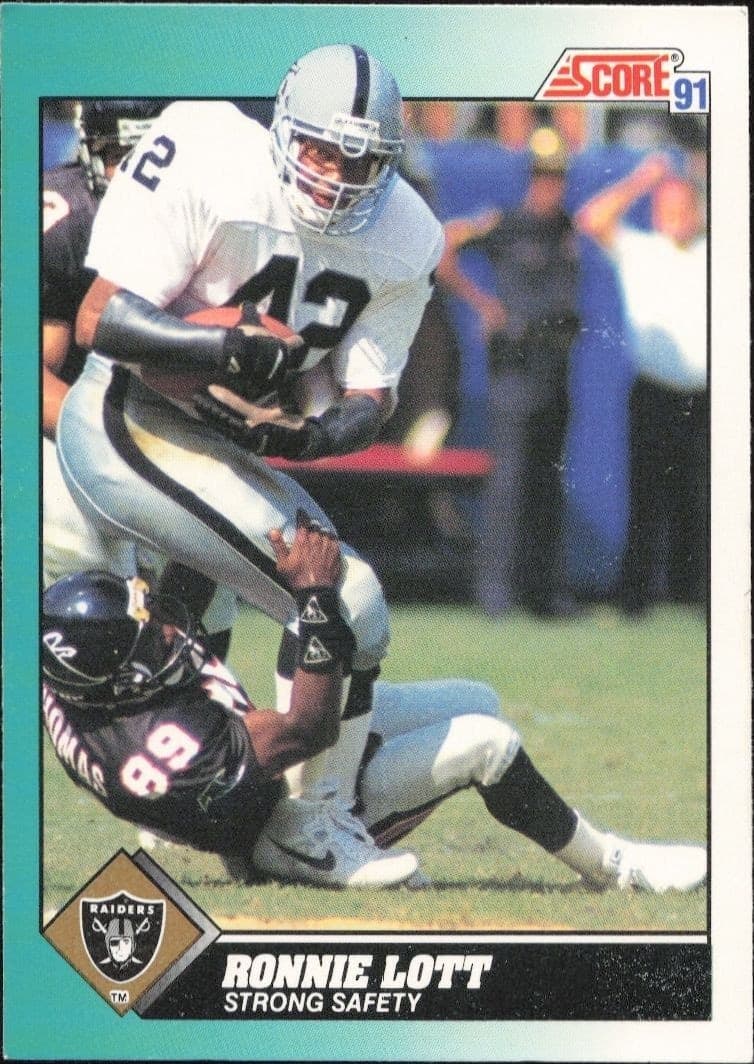 1991 Score Supplemental Ronnie Lott #1T trading card