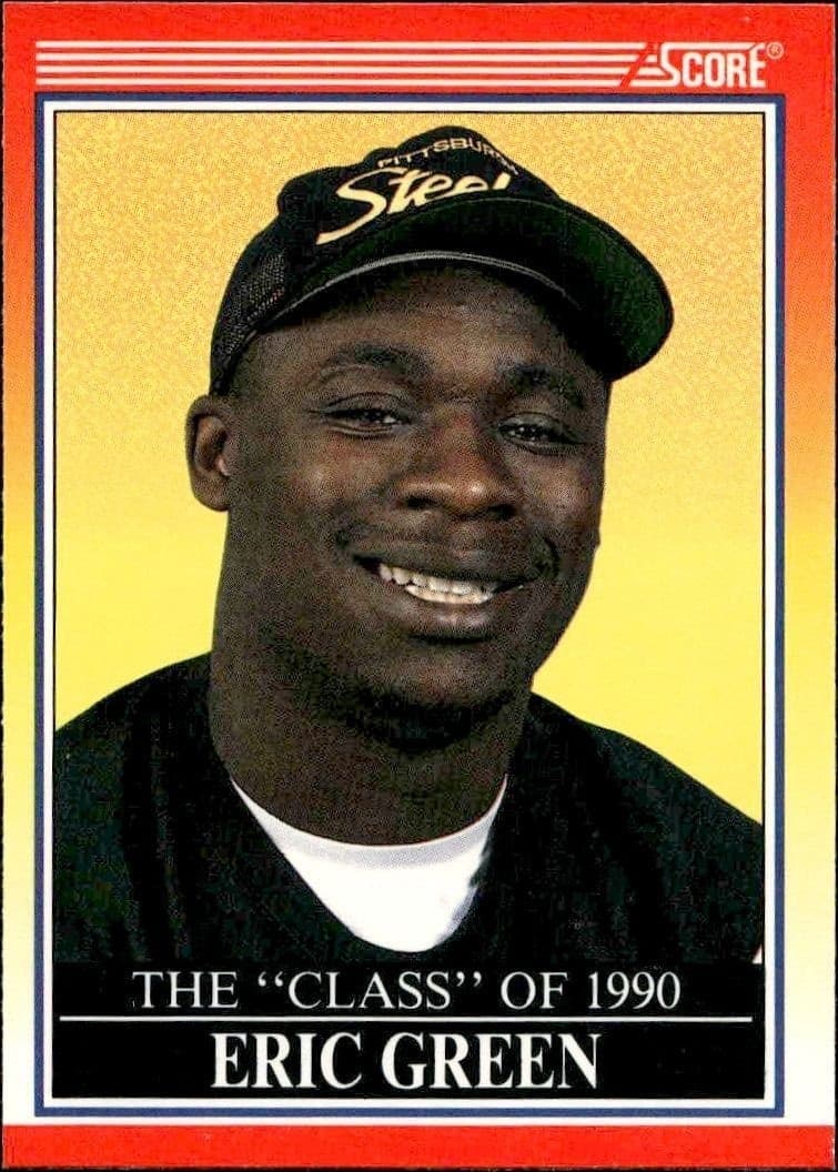 1990 Score Eric Green #609 trading card