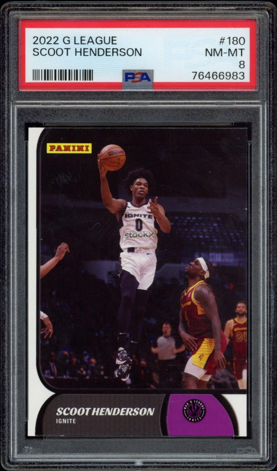 2021-22 Panini NBA G League Scoot Henderson #180 trading card