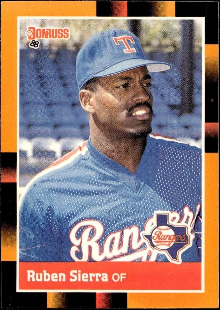 1988 Donruss Baseball's Best Ruben Sierra #200 trading card
