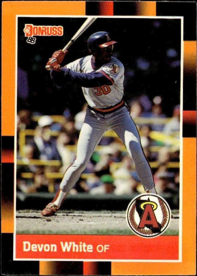 1988 Donruss Baseball's Best Devon White #227 trading card