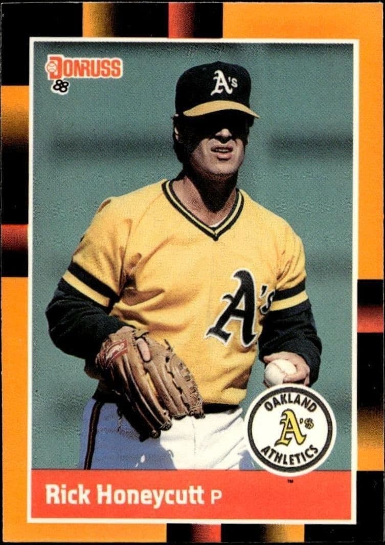 1988 Donruss Baseball's Best Rick Honeycutt #211 trading card