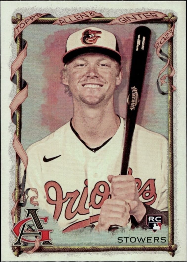 2023 Topps Allen & Ginter Kyle Stowers #45 baseball trading card front