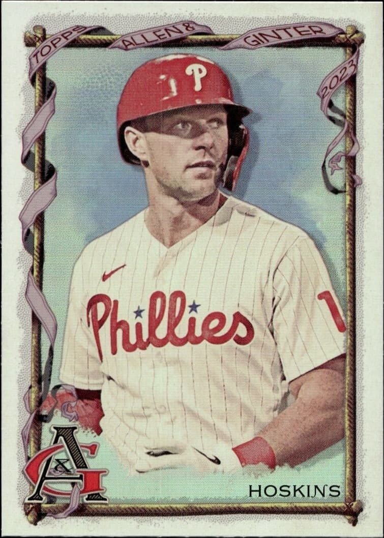 2023 Topps Allen & Ginter Rhys Hoskins #148 baseball trading card front