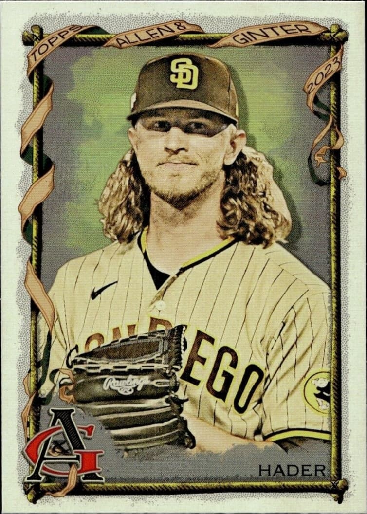 2023 Topps Allen & Ginter Josh Hader #186 baseball trading card front