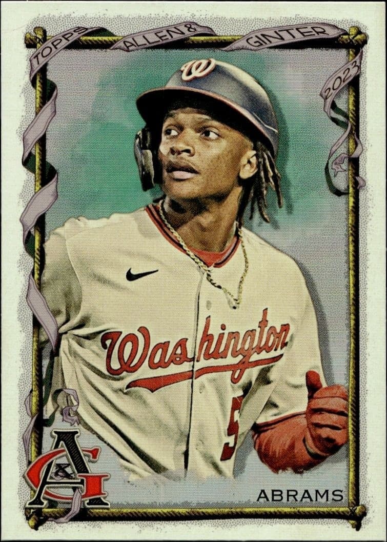 2023 Topps Allen & Ginter CJ Abrams #77 baseball trading card front