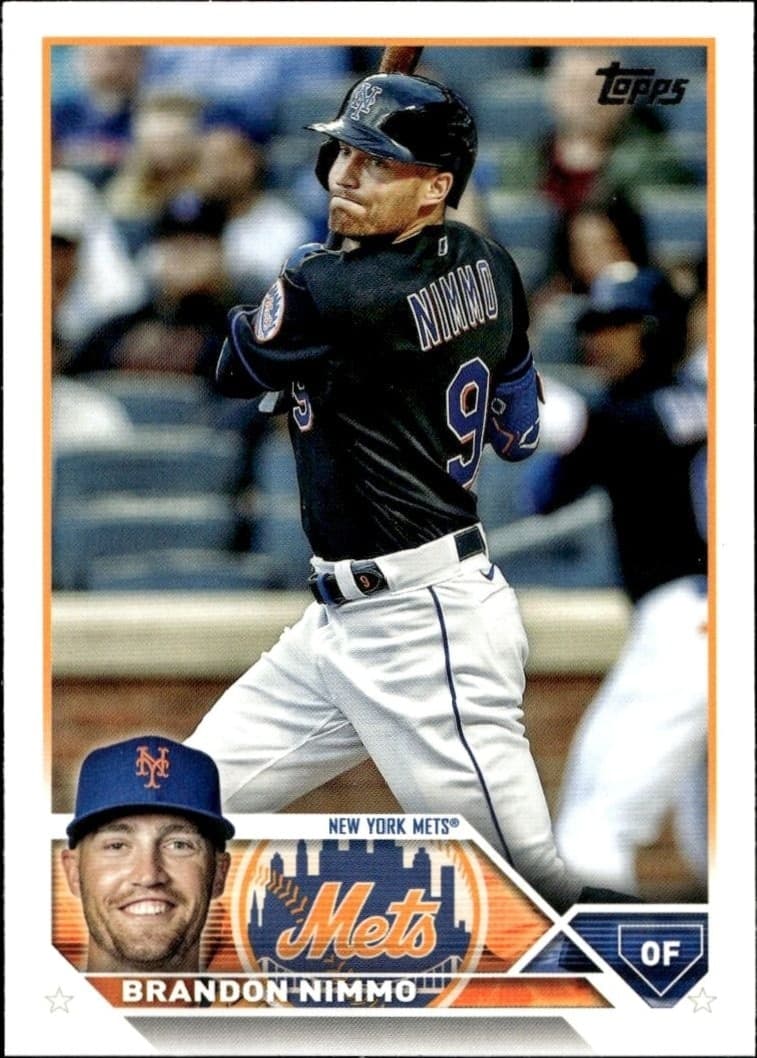 2023 Topps Series 2 Brandon Nimmo #614 baseball trading card front