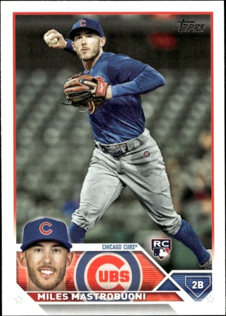 2023 Topps Series 2 Miles Mastrobuoni #592 baseball trading card front