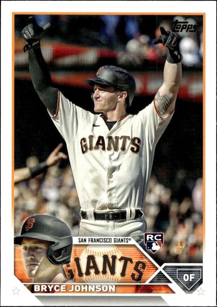 2023 Topps Series 2 Bryce Johnson #571 baseball trading card front