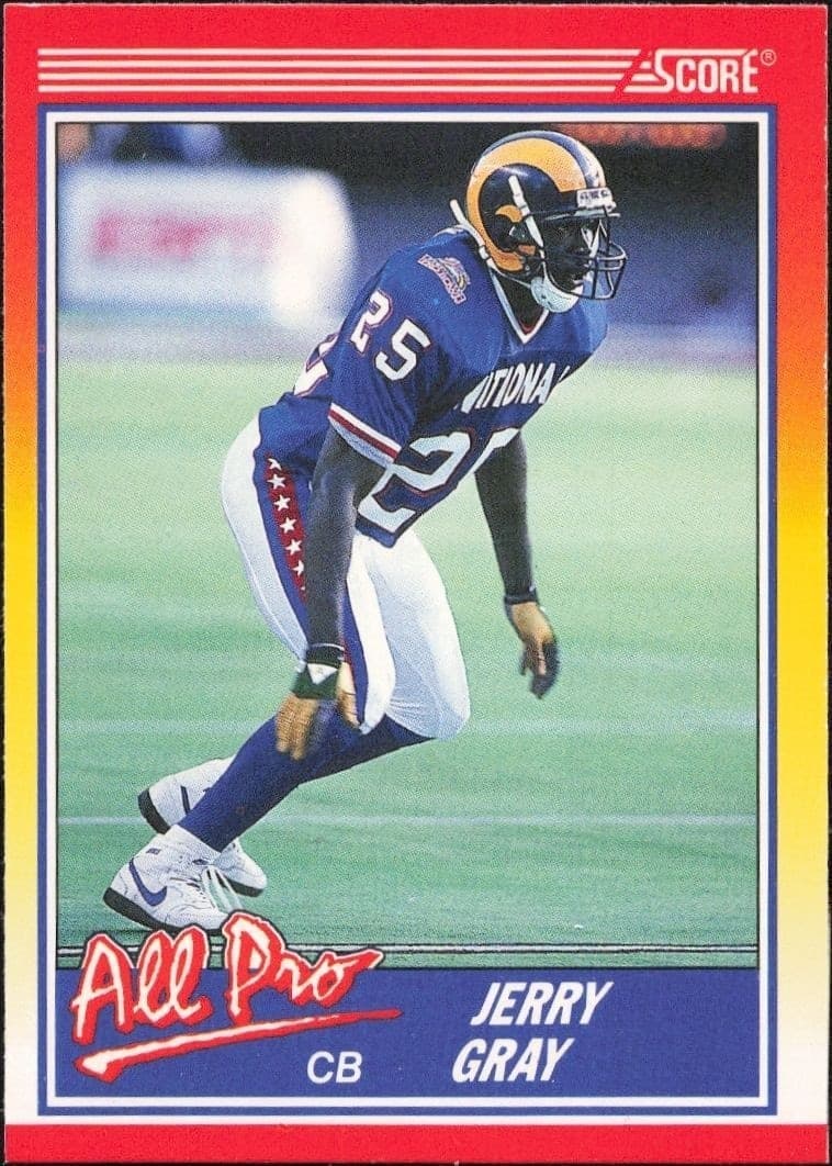 1990 Score Jerry Gray #567 trading card