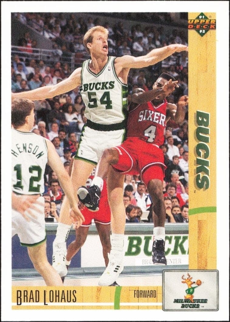 1991-92 Upper-Deck Brad Lohaus #383 trading card
