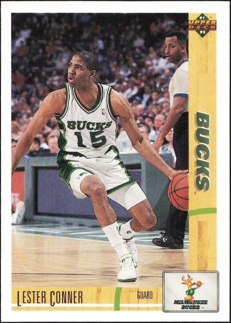 1991-92 Upper-Deck Lester Conner #381 trading card