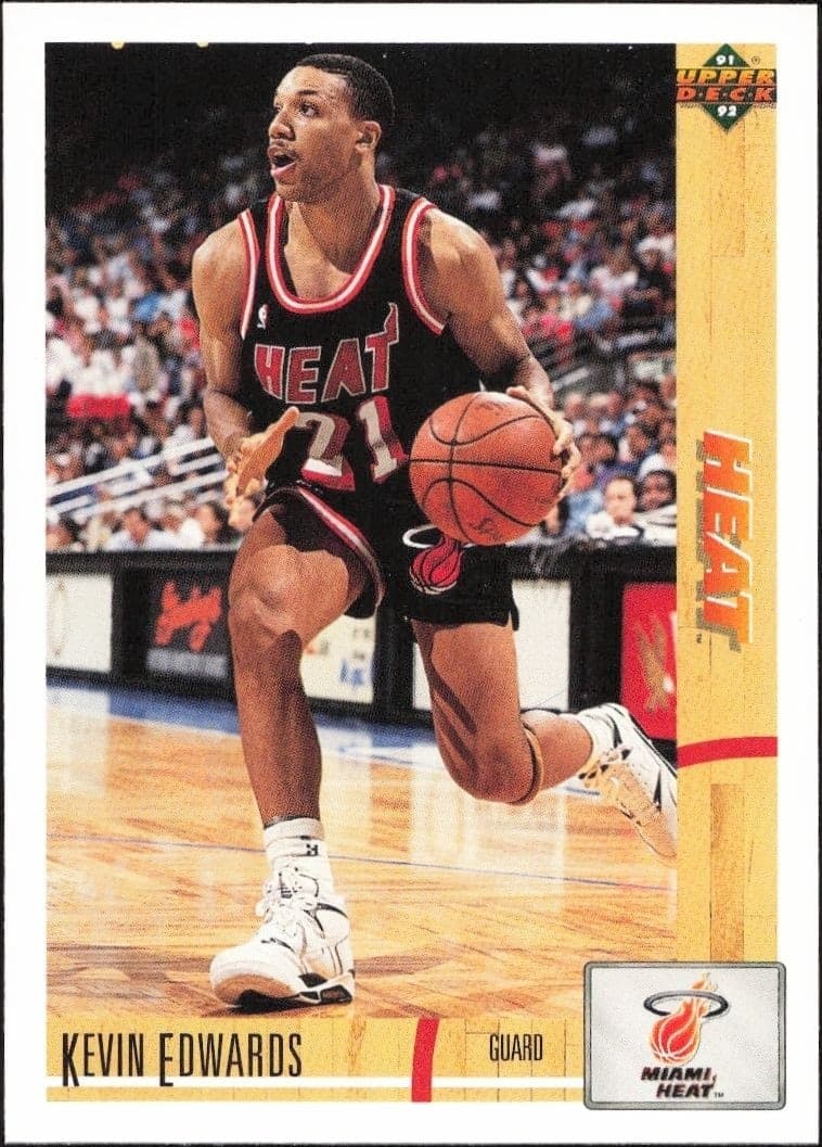1991-92 Upper-Deck Kevin Edwards #141 trading card