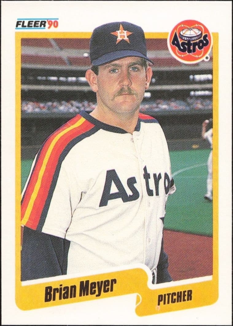 1990 Fleer Brian Meyer #232 trading card
