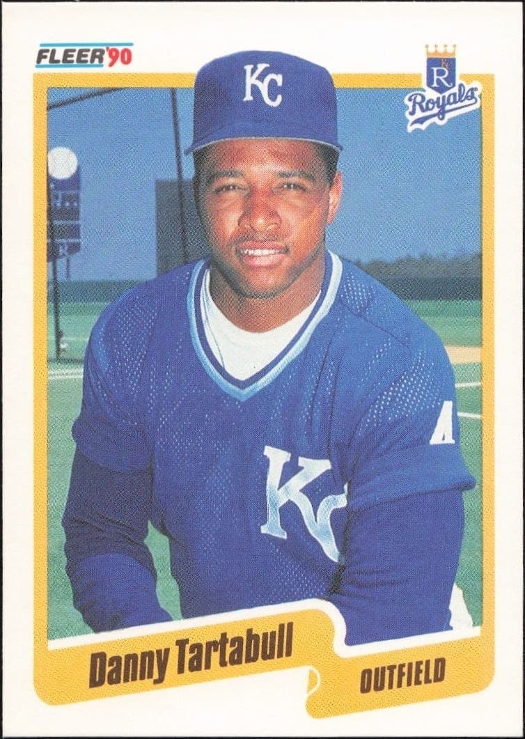 1990 Fleer Danny Tartabull #120 baseball trading card front
