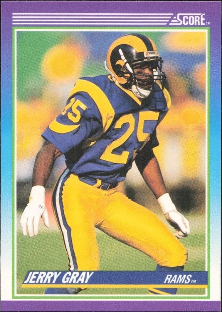 1990 Score Jerry Gray #158 trading card