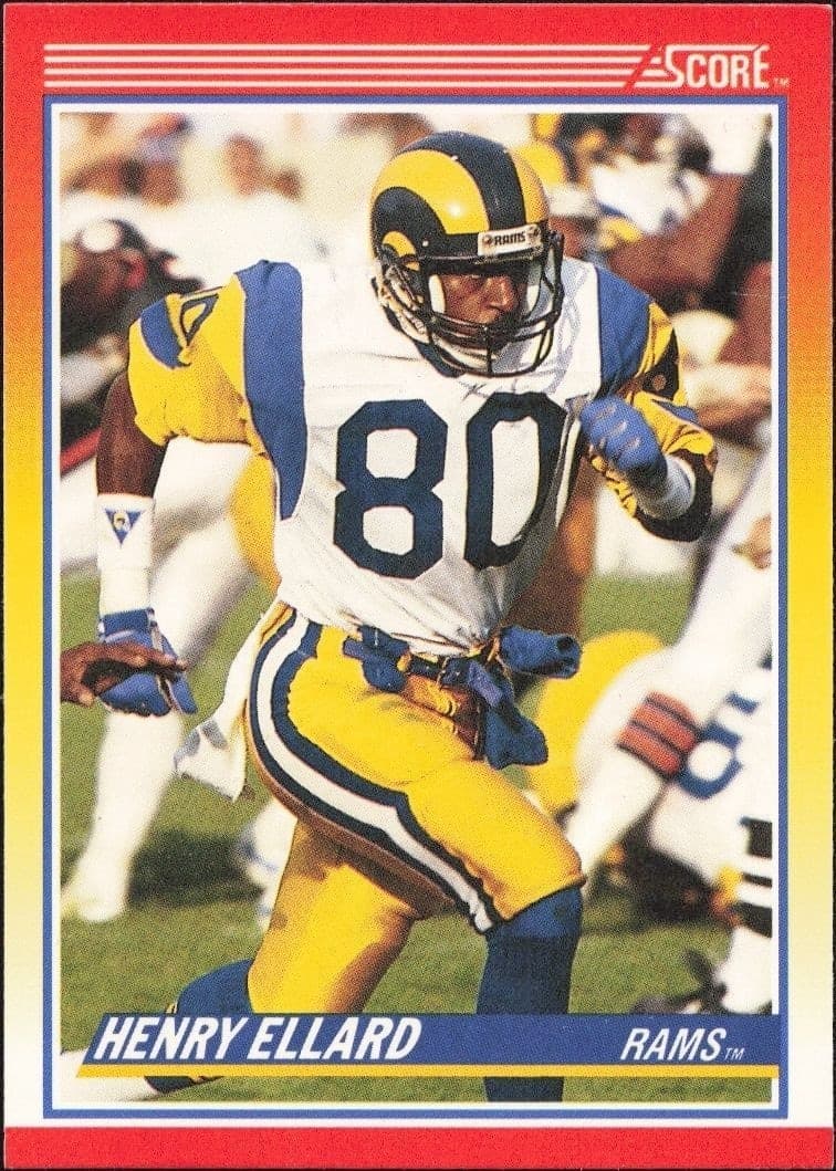 1990 Score Henry Ellard #225 trading card