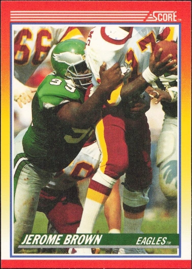 1990 Score Jerome Brown #252 trading card