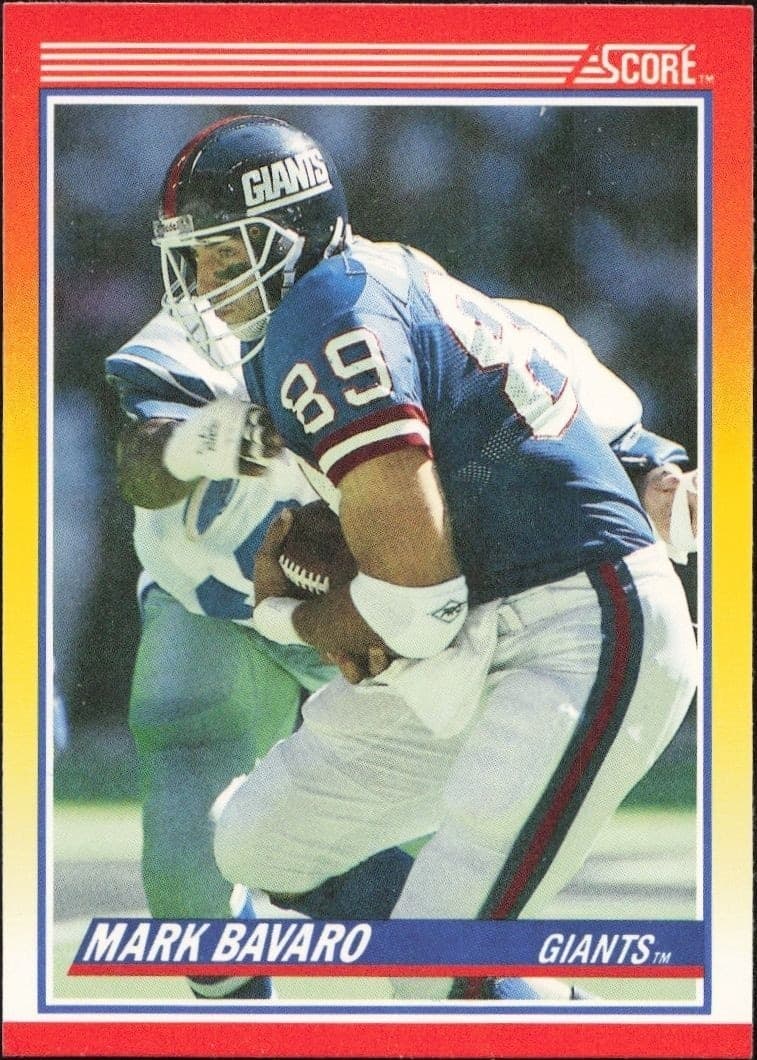 1990 Score Mark Bavaro #260 trading card