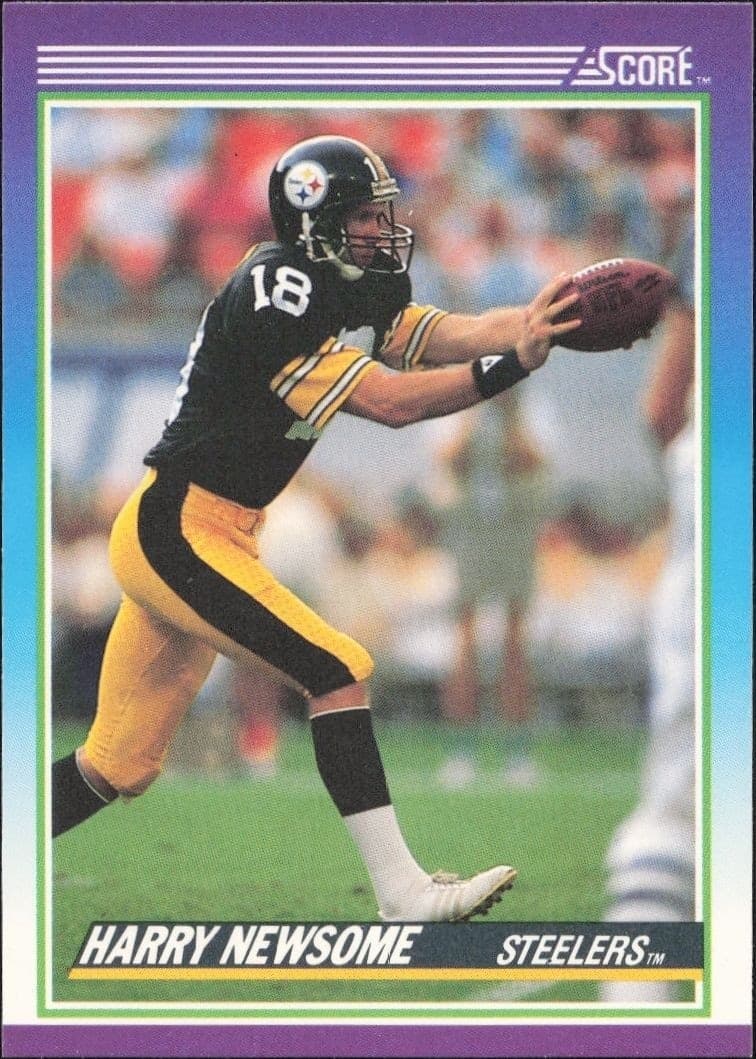 1990 Score Harry Newsome #118 football trading card front