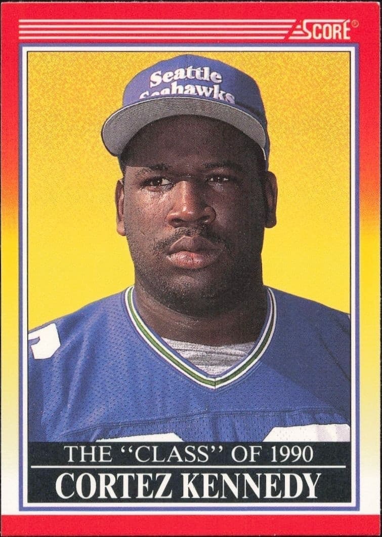 1990 Score Cortez Kennedy #616 trading card
