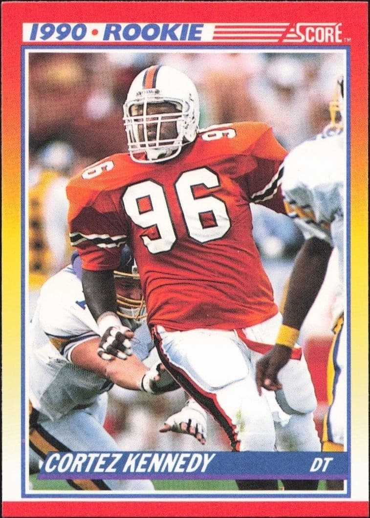 1990 Score Cortez Kennedy #299 trading card