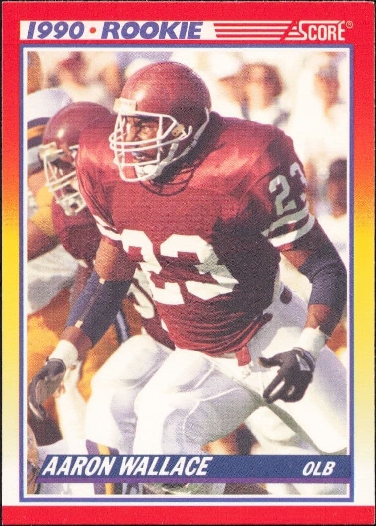 1990 Score Aaron Wallace #620 trading card