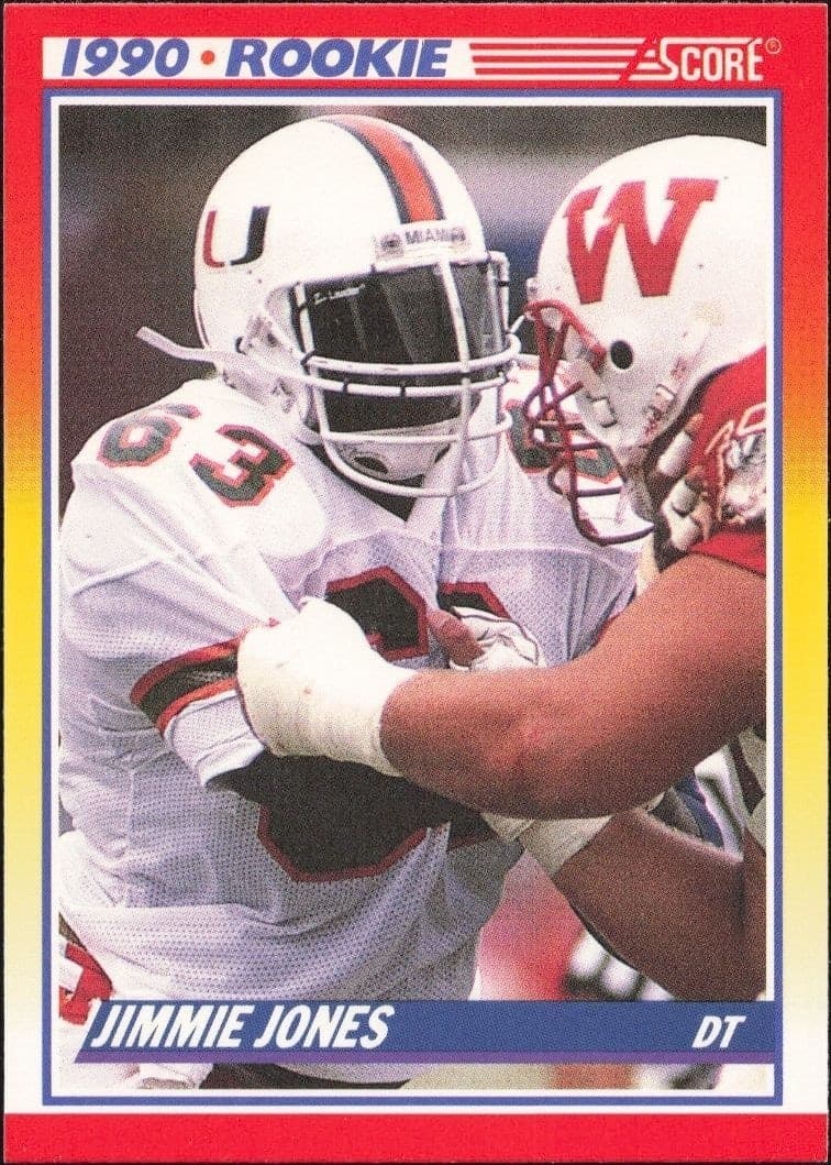 1990 Score Jimmie Jones #623 trading card