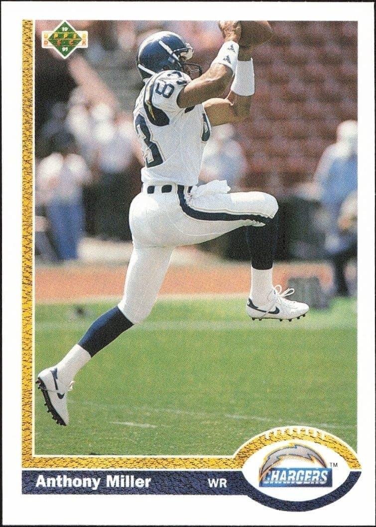 1991 Upper-Deck Anthony Miller #126 trading card