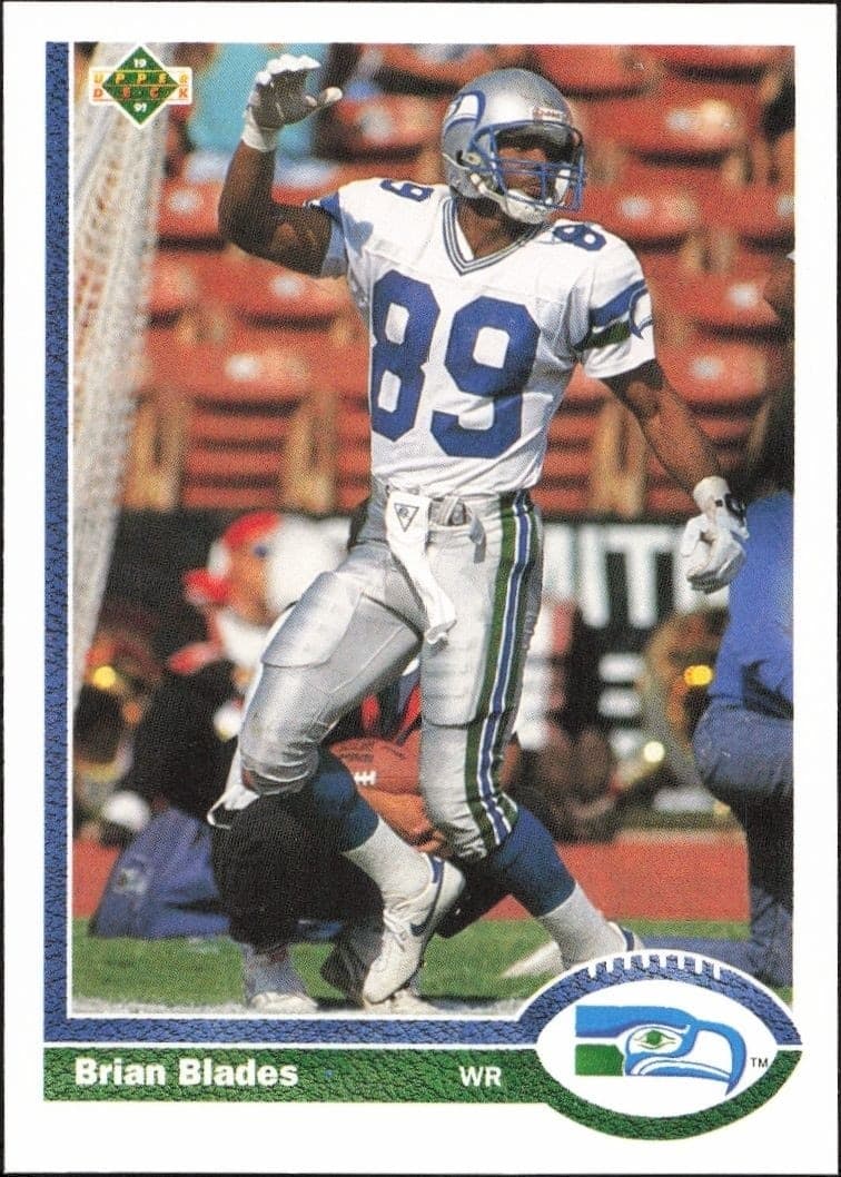 1991 Upper-Deck Brian Blades #116 trading card