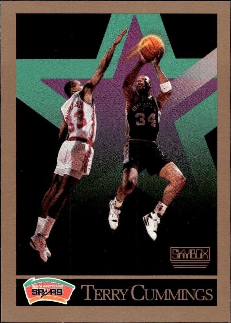 1990-91 Skybox Terry Cummings #255 trading card