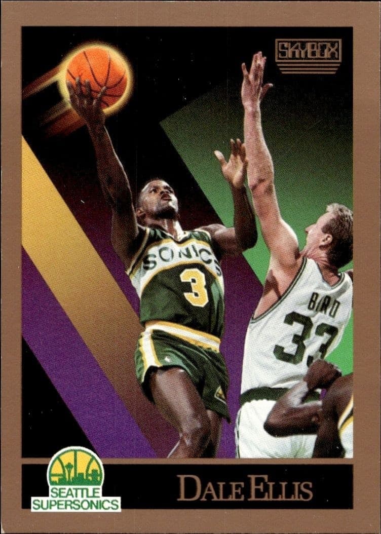 1990-91 Skybox Dale Ellis #266 trading card
