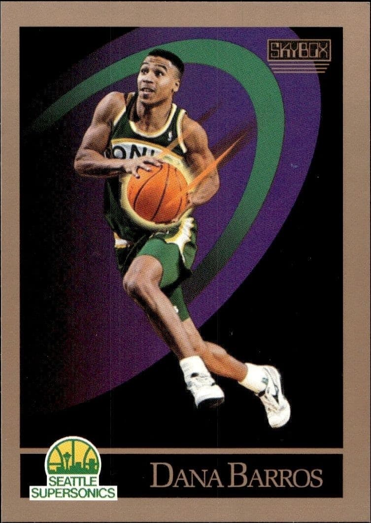 1990-91 Skybox Dana Barros #263 trading card