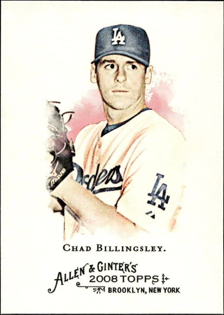 2008 Topps Allen & Ginter Chad Billingsley #47 baseball trading card front