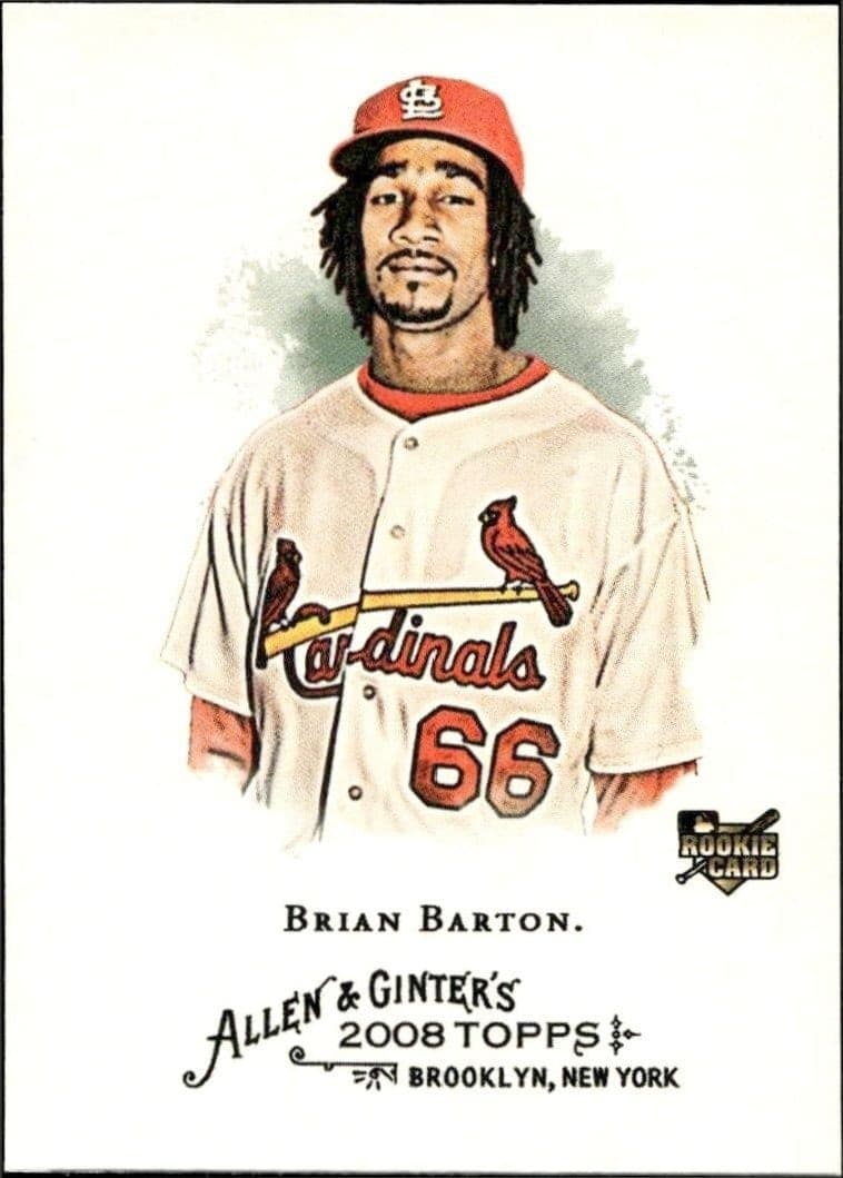2008 Topps Allen & Ginter Brian Barton #6 baseball trading card front
