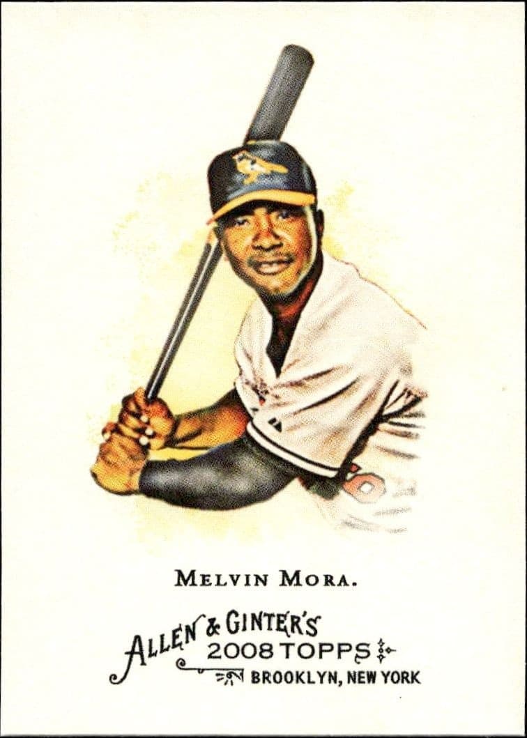 2008 Topps Allen & Ginter Melvin Mora #194 baseball trading card front