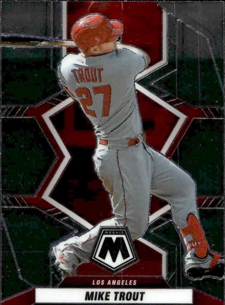 2022 Panini Mosaic Mike Trout #98 trading card