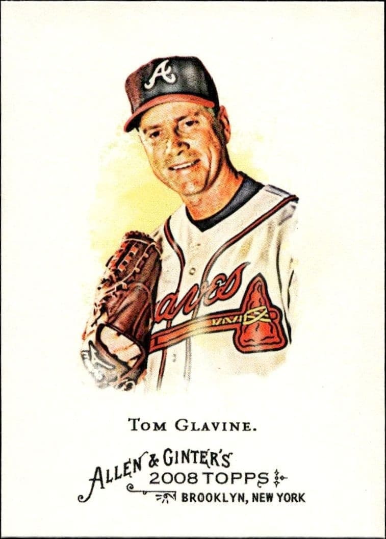 2008 Topps Allen & Ginter Tom Glavine #315 trading card