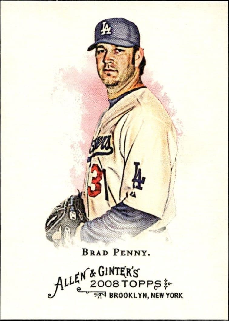2008 Topps Allen & Ginter Brad Penny #64 baseball trading card front