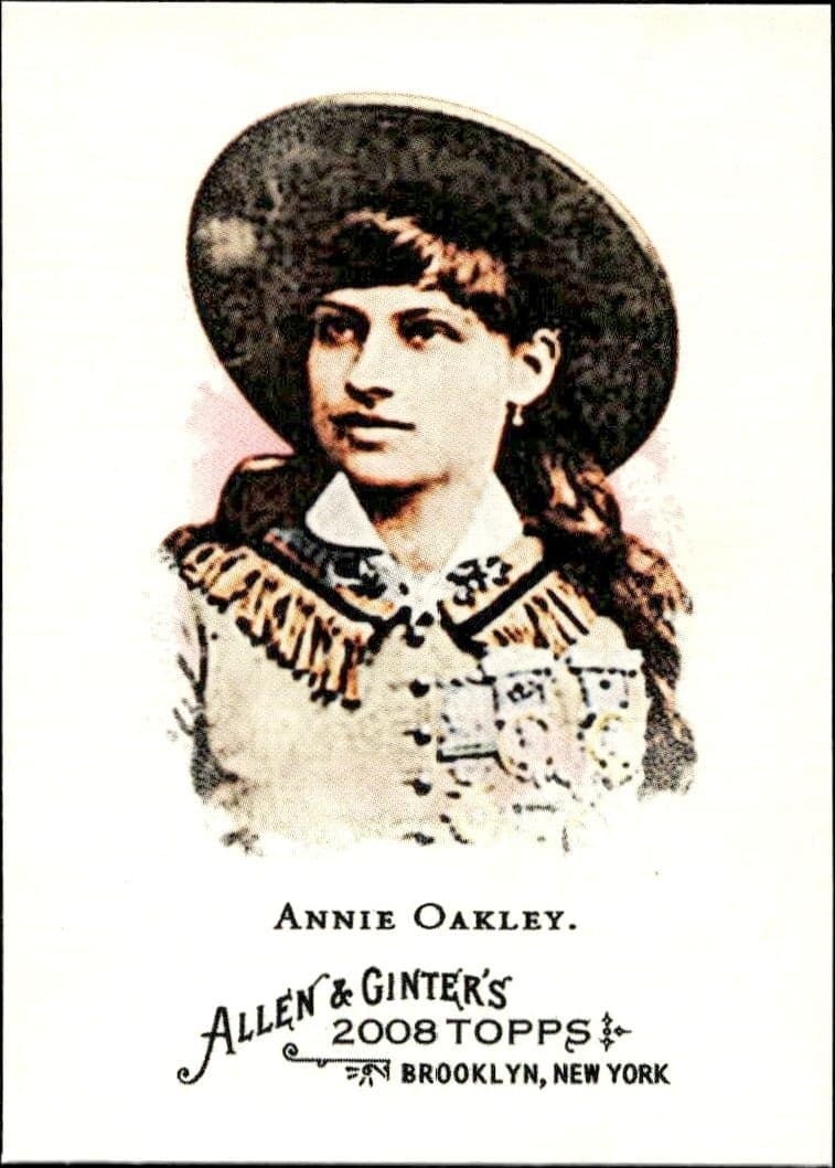2008 Topps Allen & Ginter Annie Oakley #137 baseball trading card front