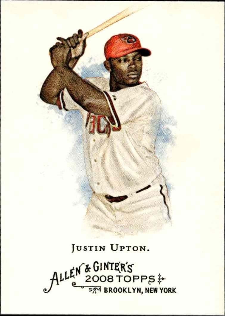 2008 Topps Allen & Ginter Justin Upton #40 trading card