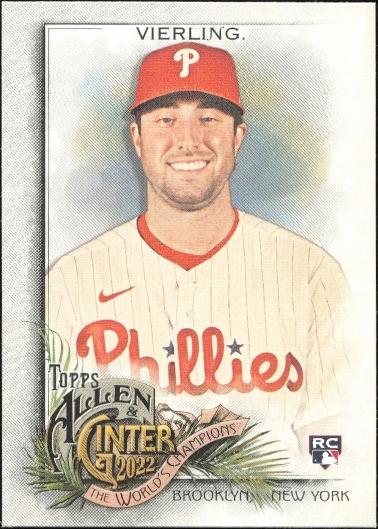 2022 Topps Allen & Ginter Matt Vierling #168 baseball trading card front