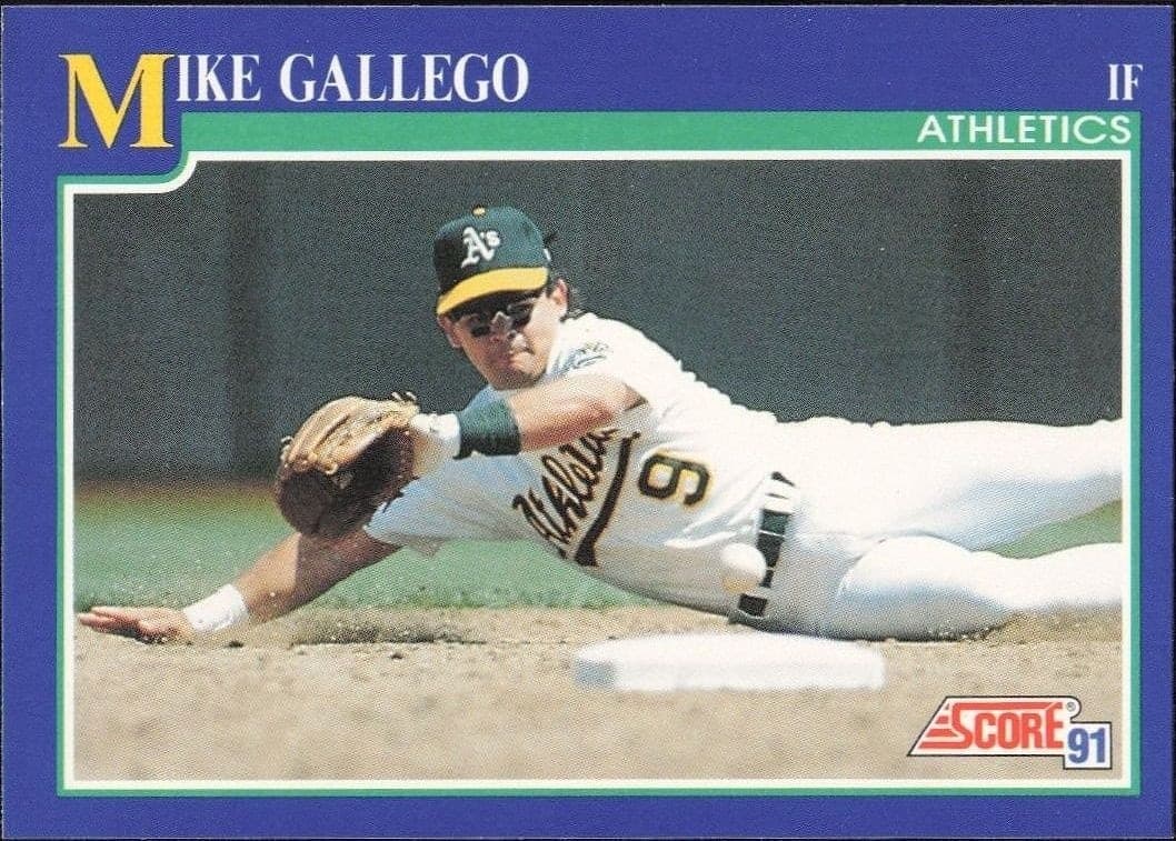1991 Score Mike Gallego #476 trading card